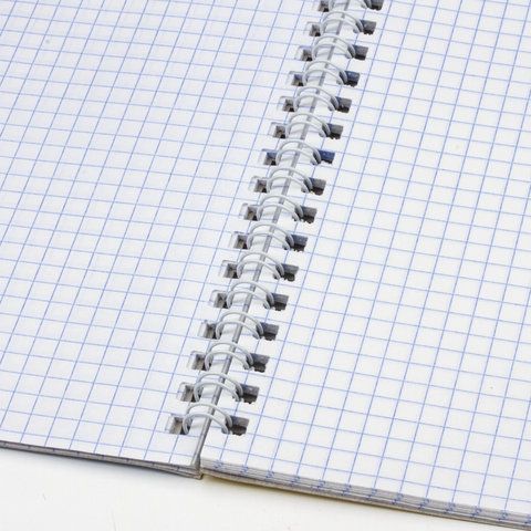 Тетрадь А5, 48 л., BRAUBERG 5 шт., гребень, клетка, обложка картон, ОДНОТОННАЯ, 401871