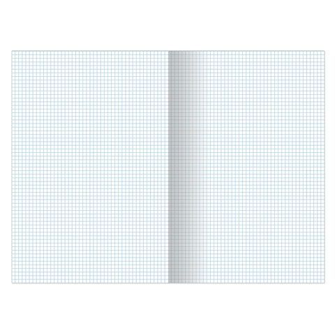 Тетрадь А4, 96 л., BRAUBERG скоба, клетка, обложка картон, ОДИН ЦВЕТ, 401880