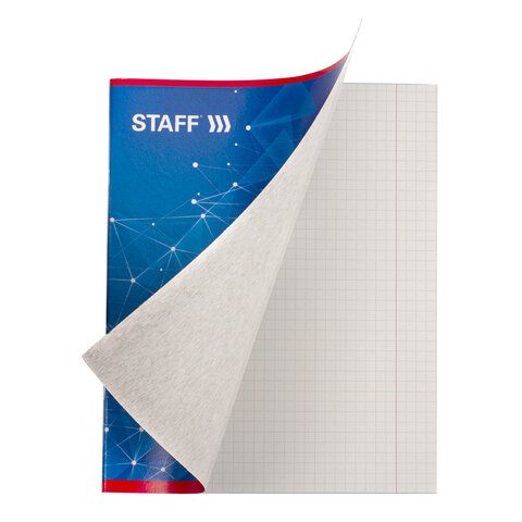 Тетрадь А5, 40 л., STAFF 10 шт. скоба, клетка, офсет №2 ЭКОНОМ, обложка картон, &quot;ЭКСКЛЮЗИВ&quot;, 402645