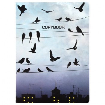 Тетрадь 60 л. в клетку обложка SoftTouch, бежевая бумага 70 г/м2, сшивка, В5 (179х250 мм), ТУМАН, BRAUBERG 4 шт., 1403819