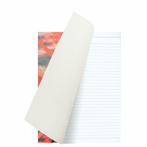 Тетрадь А4, 96 л., BRAUBERG, скоба, линия, обложка картон, &quot;Природа&quot;, 404067