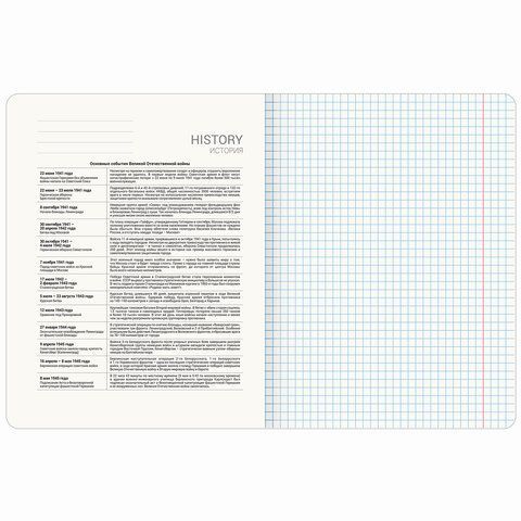 Тетрадь предметная &quot;PASTEL&quot; 48 л., SoftTouch, фольга, ИСТОРИЯ, клетка, BRAUBERG 10 шт., 404316
