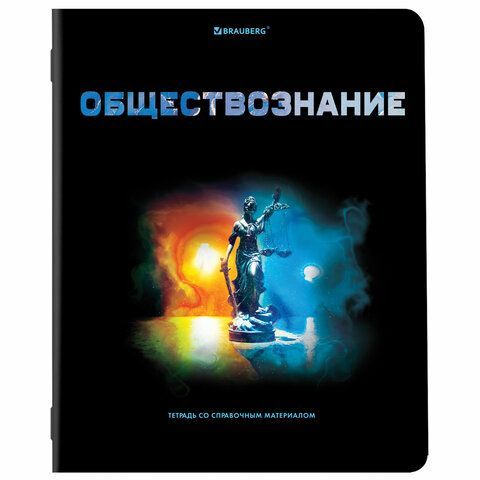Тетради предметные, КОМПЛЕКТ 12 ПРЕДМЕТОВ, &quot;SHADE&quot;, 48 л., глянцевый УФ-лак, BRAUBERG, 404324