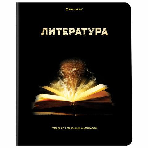 Тетради предметные, КОМПЛЕКТ 12 ПРЕДМЕТОВ, &quot;SHADE&quot;, 48 л., глянцевый УФ-лак, BRAUBERG, 404324