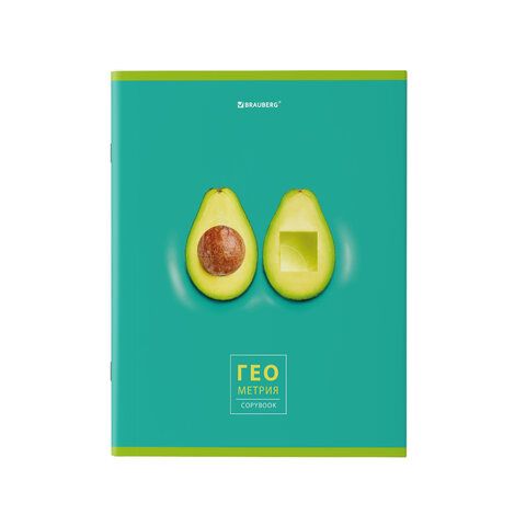 Тетради предметные, КОМПЛЕКТ 10 ПРЕДМЕТОВ, 48 л., глянцевый УФ-лак, BRAUBERG, &quot;AVOCADO&quot;, 404325