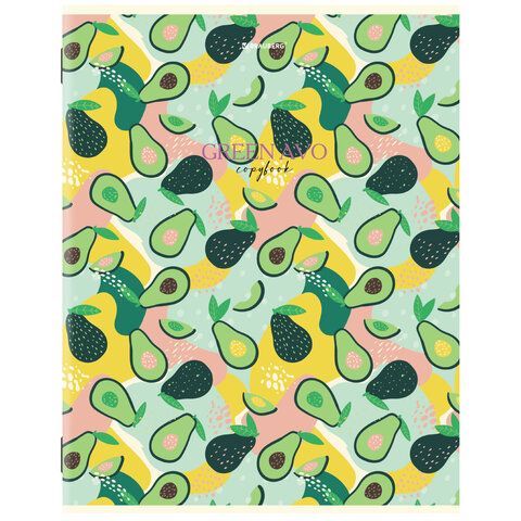 Тетради КОМПЛЕКТ 3 шт. А4, 96 л., BRAUBERG скоба, клетка, глянцевый лак, "Fruits", 404387