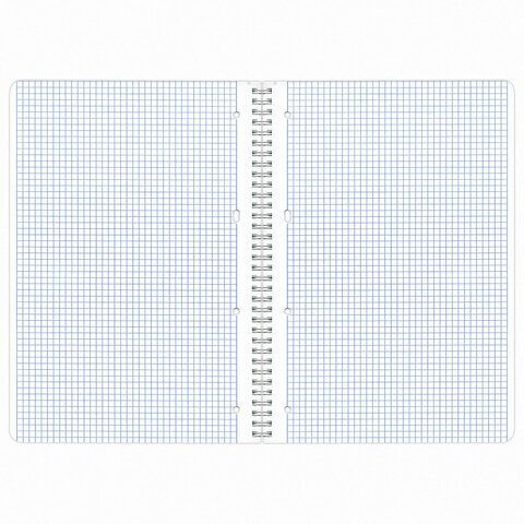 Тетради КОМПЛЕКТ 2 шт., А4, 96 л., BRAUBERG гребень, клетка, глянцевый лак, "Dark", 404390