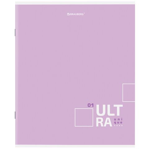 Тетрадь А5, 80 л., BRAUBERG 7 шт. скоба, клетка, обложка картон, &quot;Пастельная&quot; Pastel Tone, 404411