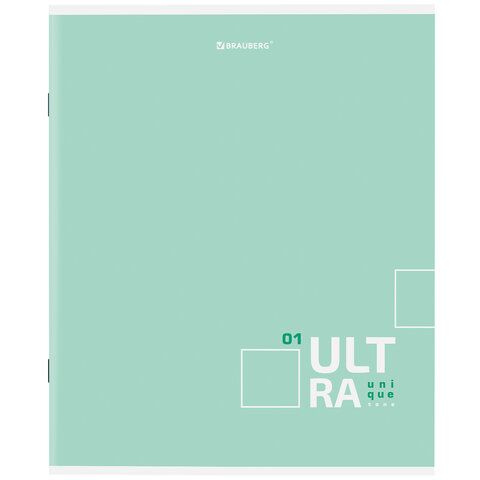 Тетрадь А5, 80 л., BRAUBERG 7 шт. скоба, клетка, обложка картон, &quot;Пастельная&quot; Pastel Tone, 404411