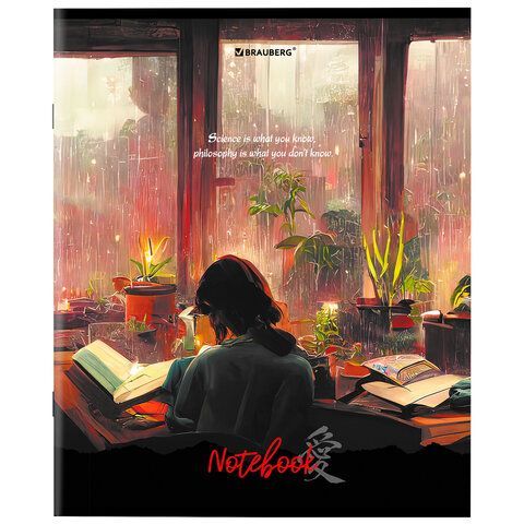 Тетрадь А5, 80 л., BRAUBERG 7 шт., скоба, клетка, обложка картон, &quot;Anime Girls&quot;, 404412