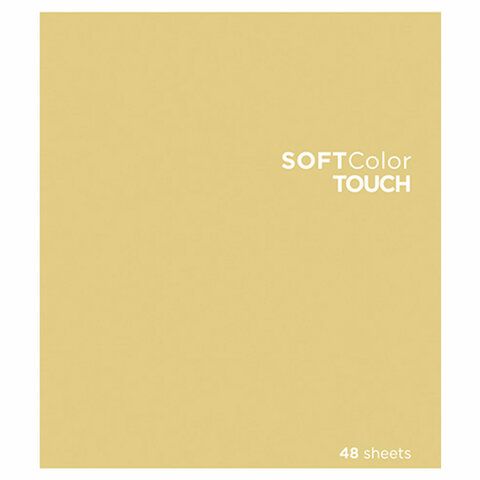 Тетрадь А5 48 л., ПЗБМ 5 шт., скоба, клетка, Soft Touch, брайль 3D, "СофтКолорТач", микс в спайке, 28213