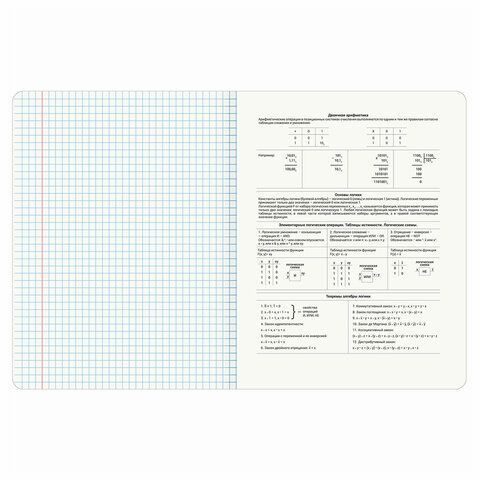 Тетрадь предметная &quot;ELEGANCE&quot; 48 л., SoftTouch, фольга, ИНФОРМАТИКА, клетка, BRAUBERG 10 шт., 404550