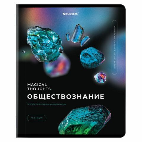 Тетради предметные, КОМПЛЕКТ 12 ПРЕДМЕТОВ, &quot;MAGICAL&quot;, 48 л., глянцевый УФ-лак, BRAUBERG, 404610