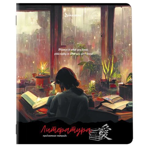 Тетради предметные, КОМПЛЕКТ 12 ПРЕДМЕТОВ, &quot;ANIME GIRLS&quot;, 48 л., матовая ламинация, BRAUBERG, 404832