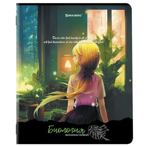 Тетради предметные, КОМПЛЕКТ 12 ПРЕДМЕТОВ, &quot;ANIME GIRLS&quot;, 48 л., матовая ламинация, BRAUBERG, 404832