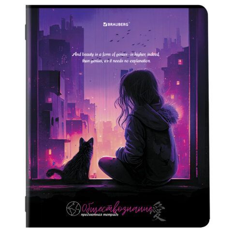 Тетради предметные, КОМПЛЕКТ 12 ПРЕДМЕТОВ, &quot;ANIME GIRLS&quot;, 48 л., матовая ламинация, BRAUBERG, 404832