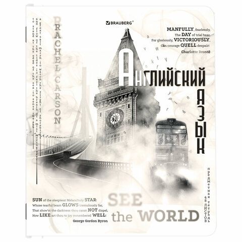 Тетради предметные, КОМПЛЕКТ 12 ПРЕДМЕТОВ, &quot;BLACK&amp;WHITE&quot;, 48 л., матовая ламинация, BRAUBERG, 404835