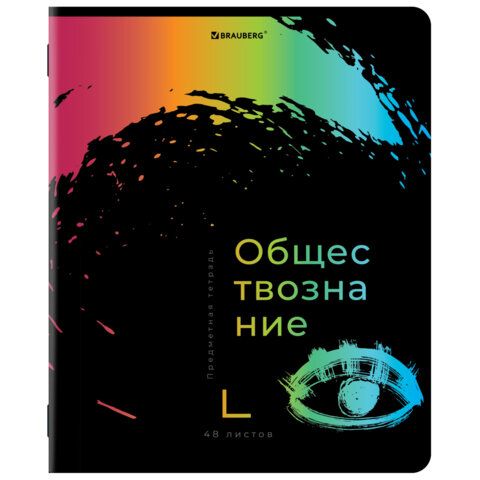 Тетради предметные, КОМПЛЕКТ 12 ПРЕДМЕТОВ, &quot;BRIGHT COLOURS&quot;, 48 л., матовая ламинация, лак, BRAUBERG, 404838