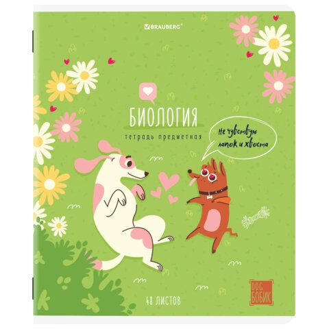 Тетради предметные, КОМПЛЕКТ 12 ПРЕДМЕТОВ, &quot;DOG БОБИК&quot;, 48 л., TWIN-лак, BRAUBERG, 404840