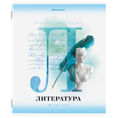 Тетради предметные, КОМПЛЕКТ 12 ПРЕДМЕТОВ, &quot;CALM&quot;, 48 л., матовая ламинация, лак, BRAUBERG, 404844