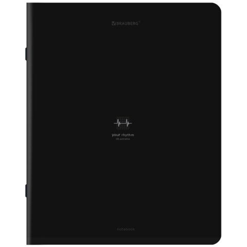 Тетради ДЭК А5 48 л. КОМПЛЕКТ 5 шт. BRAUBERG скоба, клетка, SoftTouch, "Ритм", 404915