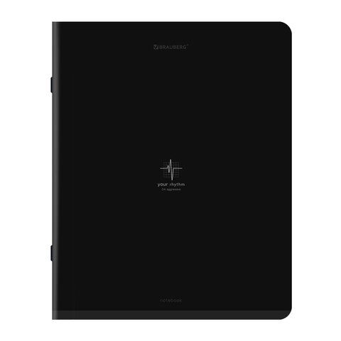 Тетради ДЭК А5 48 л. КОМПЛЕКТ 5 шт. BRAUBERG скоба, клетка, SoftTouch, "Ритм", 404915