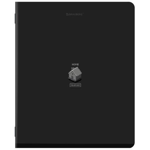 Тетради ДЭК А5 48 л. КОМПЛЕКТ 5 шт., BRAUBERG, скоба, клетка, SoftTouch, "PIXEL", 404922