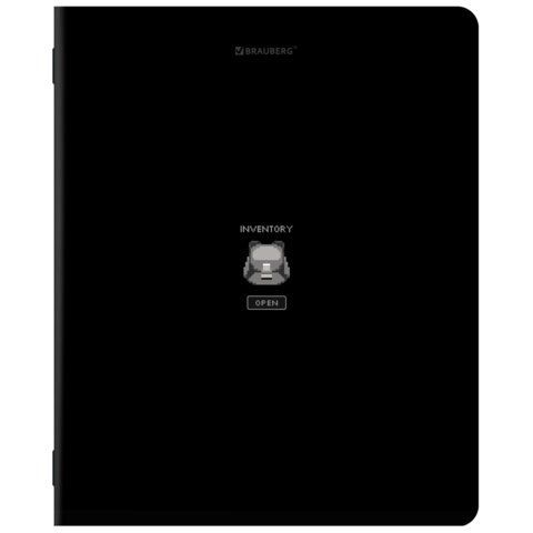 Тетради ДЭК А5 48 л. КОМПЛЕКТ 5 шт., BRAUBERG, скоба, клетка, SoftTouch, "PIXEL", 404922