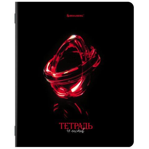 Тетради ДЭК А5 48 л. КОМПЛЕКТ 5 шт. BRAUBERG, скоба, клетка, глянцевый лак, "SHADE", 404936