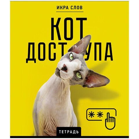 Тетрадь А5 48л. ПЗБМ 10 шт. скоба, клетка, конгрев, TWIN лак, Икра слов, (5 видов), 27377
