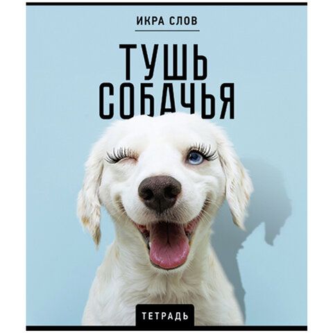 Тетрадь А5 48л. ПЗБМ 10 шт. скоба, клетка, конгрев, TWIN лак, Икра слов, (5 видов), 27377