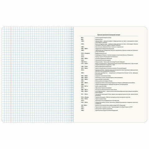 Тетрадь предметная CREATIVE 48л, обложка картон, ИСТОРИЯ, клетка, подсказ, BRAUBERG 10 шт., 405116
