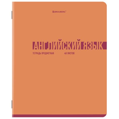 Тетради предметные, КОМПЛЕКТ 12 ПРЕДМЕТОВ, 48л, обложка картон, BRAUBERG, VIBE, 405163