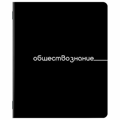 Тетради предметные, КОМПЛЕКТ 12 ПРЕДМЕТОВ, 48л, обложка картон, BRAUBERG, BLACK, 405164