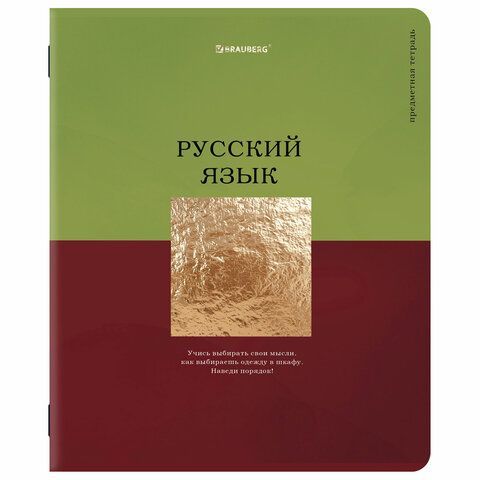 Тетради предметные, КОМПЛЕКТ 12 ПРЕДМЕТОВ, 48л, матовая ламинация, фольга, BRAUBERG, GOLDY, 405178