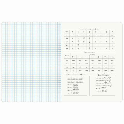 Тетради предметные, КОМПЛЕКТ 5 ПРЕДМЕТОВ, 48л, матовая ламинация, BRAUBERG, MINIMAL, 405185