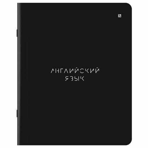 Тетради предметные, КОМПЛЕКТ 5 ПРЕДМЕТОВ, 48л, матовая ламинация, BRAUBERG, MINIMAL, 405185