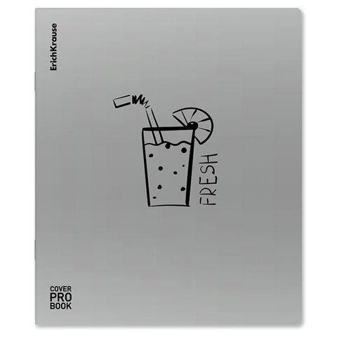 Тетрадь обложка пластик, А5 48л. скоба, клетка, ErichKrause, Life Style (микс в спайк, 61953