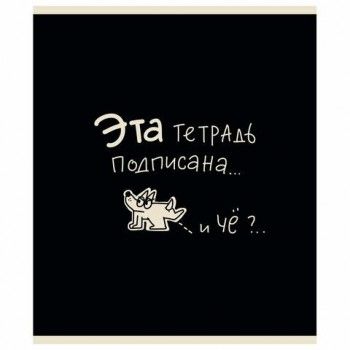 Тетрадь А5 48л. ПЗБМ 5 шт. скоба, клетка, матовая ламинация, брайль, Тетрадь подписана (микс в ПУ), 23447
