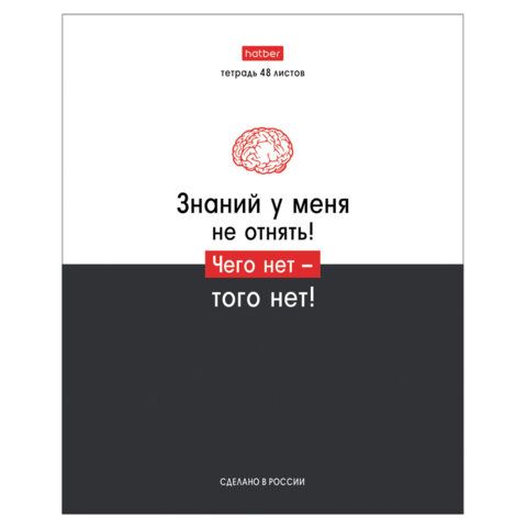 Тетрадь А5 48л. HATBER 10 шт. скоба, клетка, обложка картон, Люблю школу (микс в коробе), 078565, 48Т5В1