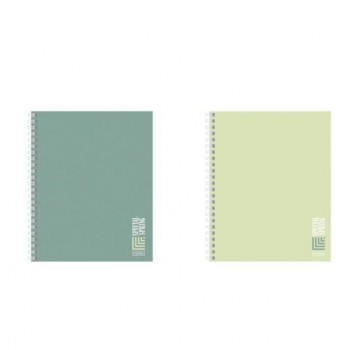 Тетрадь А5 80л. HATBER 4 шт. гребень, линия, Soft-touch ламинация, Special Spring (микс в спайке), 090171, 80Т5лВ2гр