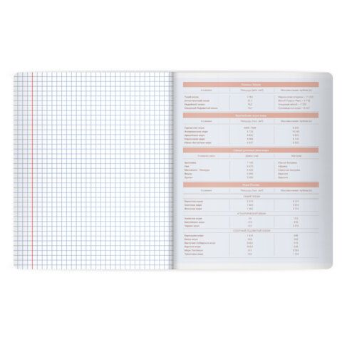 Тетрадь предметная MonoPastel 48л, пластиковая обложка, ГЕОГРАФИЯ, клетка, подсказ, BRAUBERG 20 шт., 405505