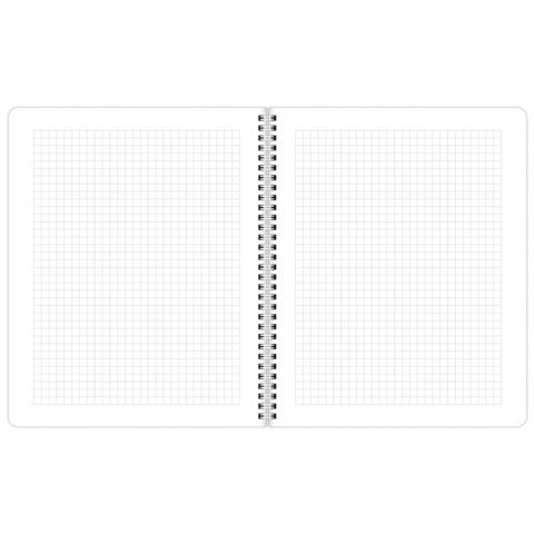 Тетради ДЭК А5 48 л. КОМПЛЕКТ 4 шт., BRAUBERG, гребень, клетка, 80 г/м2, SoftTouch, Minimal, 405579
