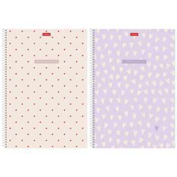 Тетрадь А4 96л. HATBER спираль, линия, тиснение, LOVE IS....(микс в спайке), 093597, 96Т4тВ2сп