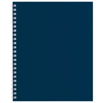 Тетрадь А5 96л. HATBER гребень, клетка, Soft-touch ламинация, SoloMatte_Сапфир, 09287, 96Т5лВ1гр