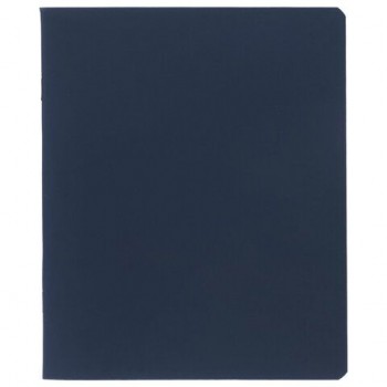 Тетрадь А5 96л. HATBER 15 шт. скоба, клетка, Soft-touch ламинация, SoloMatte_Сапфир, 092748, 96Т5лВ1