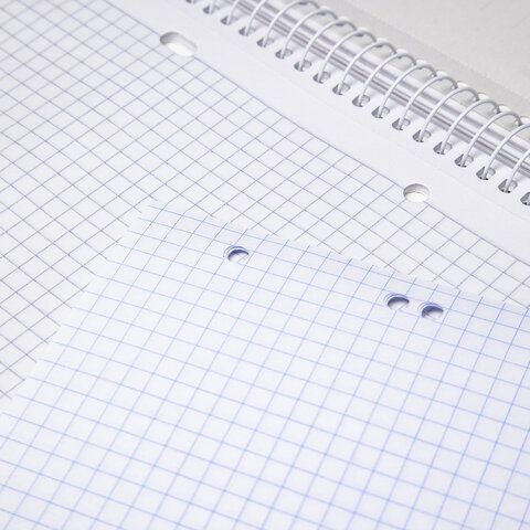 Тетрадь А4 160л. HATBER спираль, клетка, обложка твердая, глянцевая, 4 разделителя,Гр, 160Ттр4В1сп_355