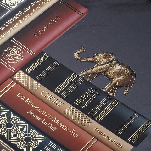 Тетрадь А4 96л. HATBER скоба, клетка, матовая ламинация, 3D фольга, Золотые страницы, 96Т4лофВ1