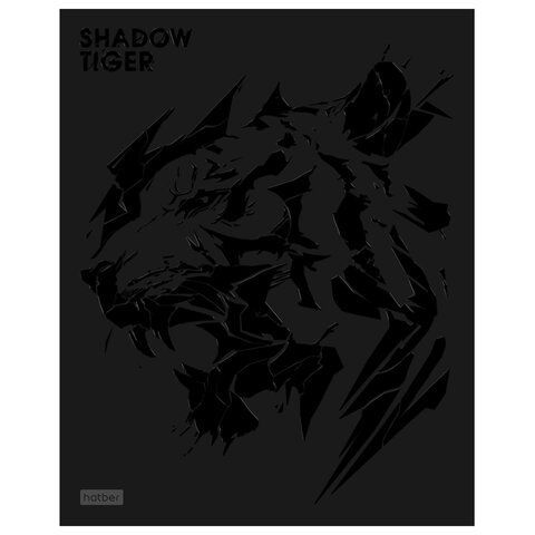 Тетрадь А5 48л. HATBER 20 шт. скоба, клетка, матовая ламинация, 3D лак, Shadow (микс в спайк, 48Т5лолВ1