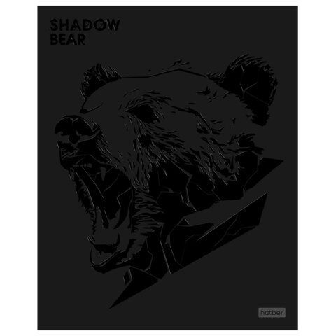 Тетрадь А5 48л. HATBER 20 шт. скоба, клетка, матовая ламинация, 3D лак, Shadow (микс в спайк, 48Т5лолВ1